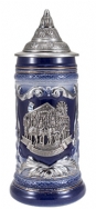 Blue Shield Stein, 0.5L Oktoberfest Badge