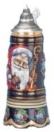 Old World Santa Stein w/ Music Movement