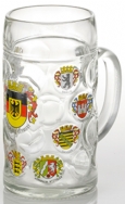 1.0L  Isar Crest Glass Mug