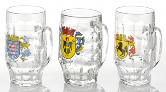 MALLES 0.5L-GERMAN CRESTS ASST