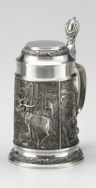Pewter Deer Stein