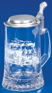 Glass Railroad Stein