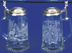 James Meger Glass Timber Wolf Stein