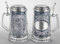 Glass Wedding Stein