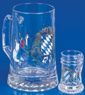 Bavarian Flags Father & Son Stein