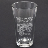 John Deere Etch White GP Tractor All-Purpose Glass