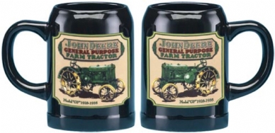 John Deere GP Tractor Black Mug