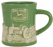 JOHN DEERE MODEL B RAISED-RELIEF DINER MUG