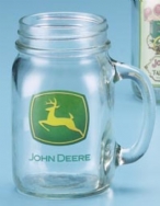 John Deere Trademark Drink Jar