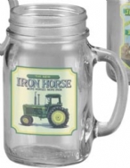 John Deere Iron Horse Drink Jar