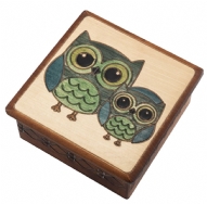 Box with Two Owls