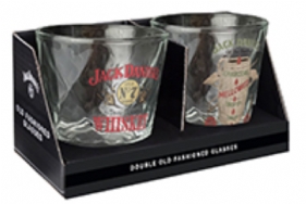 Set of 2 Jack Daniel's DOFs, Old Time and Barrel Men