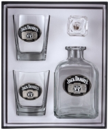 Jack Daniel's Decanter/2 DOF Set w/ Medallions