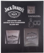 JD Decanter/2 DOF Set White Rabbit Saloon