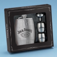Jack Daniel's Barrel Flask Gift Set