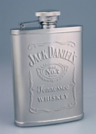 Jack Daniel's 3 oz Embossed Label Flask