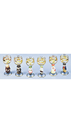 Figurine Wine Goblet-Set of 6