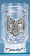 Law Enforcement Glass Facet Mug